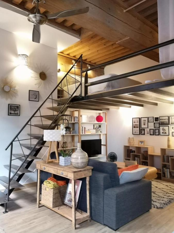 Authentic Loft With Mezzanine & Exposed Stones Heart Of Lyon Apartment Ngoại thất bức ảnh